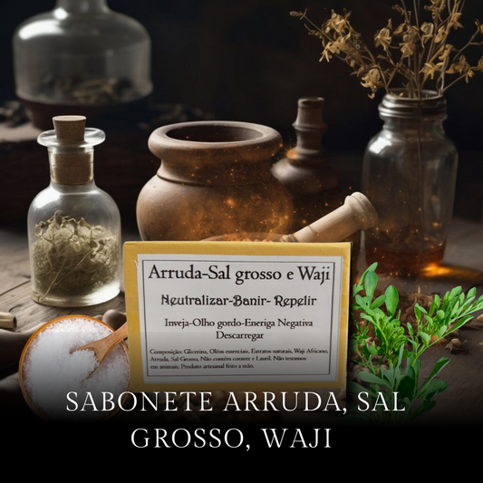 Sabonete ARRUDA, SAL GROSSO E WAJI